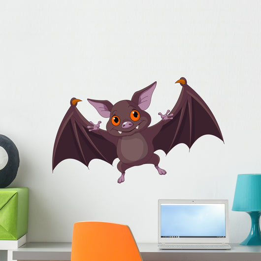 Halloween bat flying Wall Decal