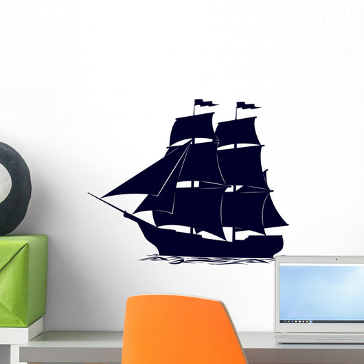 Contour Ancient Sailing Ship