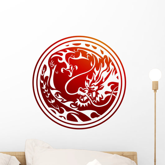 red dragon Wall Decal