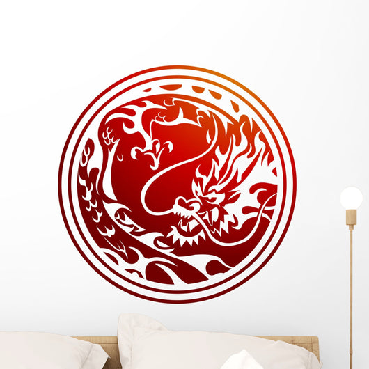 red dragon Wall Decal