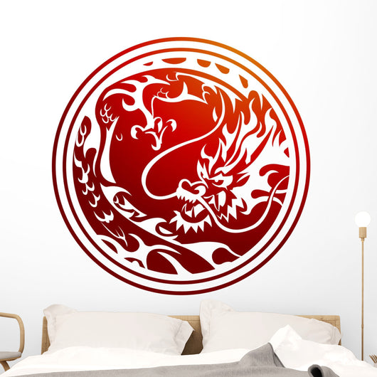 red dragon Wall Decal