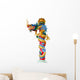 Chinese dragon statue isolated on white background Wall Decal