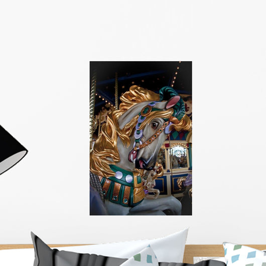 Carousel Horse Close-up Wall Decal