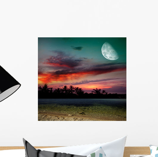 Magical Evening on the Ocean Wall Mural