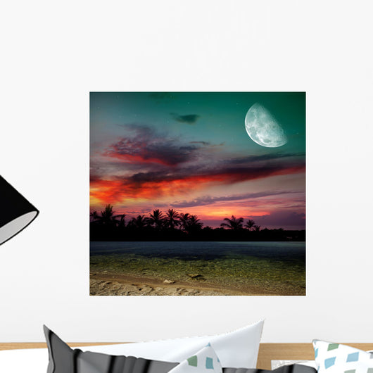 Magical Evening on the Ocean Wall Mural