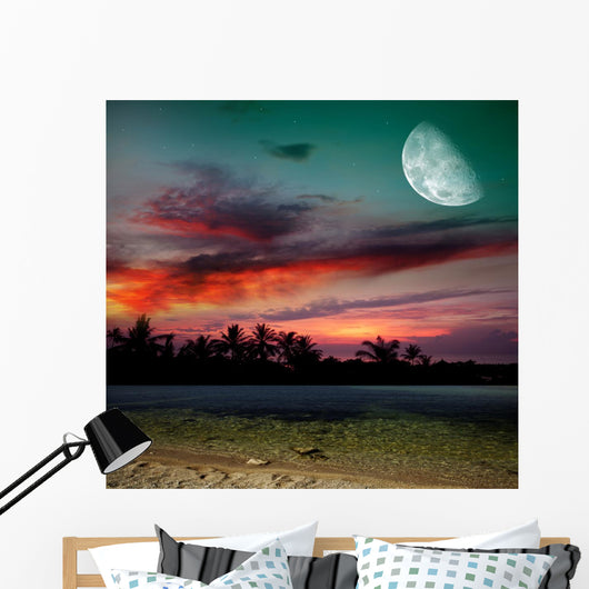 Magical Evening on the Ocean Wall Mural