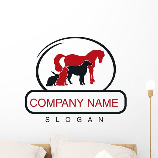 four animals logo Wall Decal