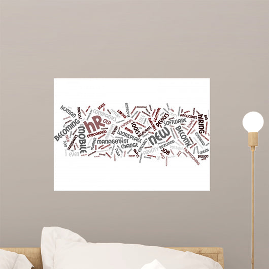 HR Technology Concept Wall Mural