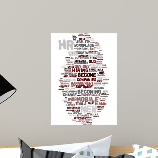 HR Technology Concept Wall Decal