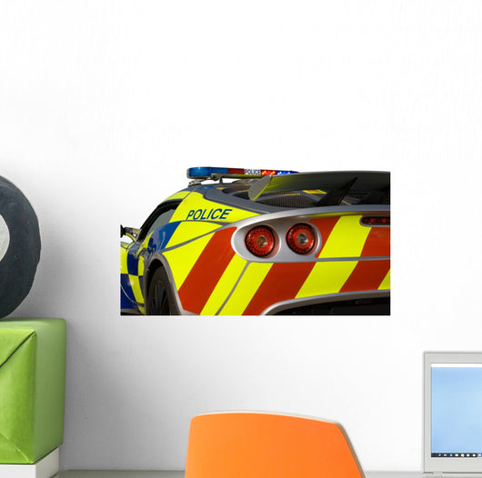 Police Sports Car White