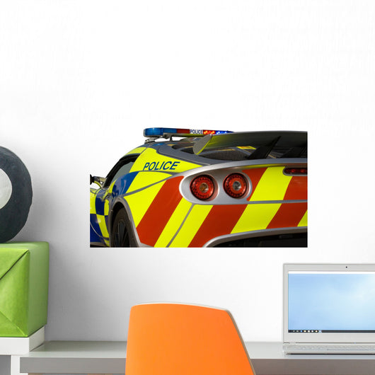 Police Sports Car White