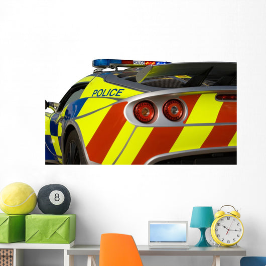 Police Sports Car White