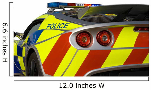 Police Sports Car White