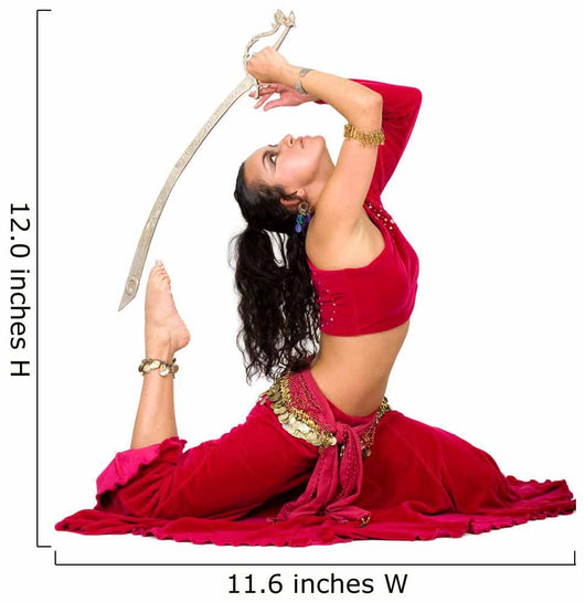 arabic dancer with a sword Wall Decal