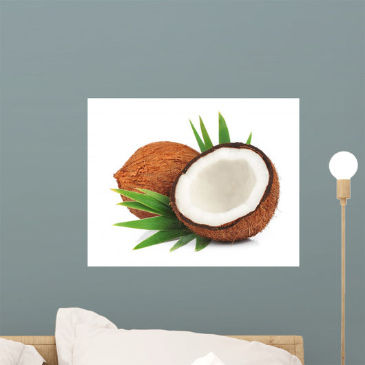Coconuts with Leaves