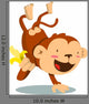 Chimpanzee Banana Wall Decal