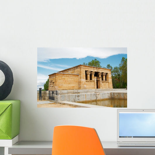 Historic Buildings Egyptian Temple of Madrid Wall Mural