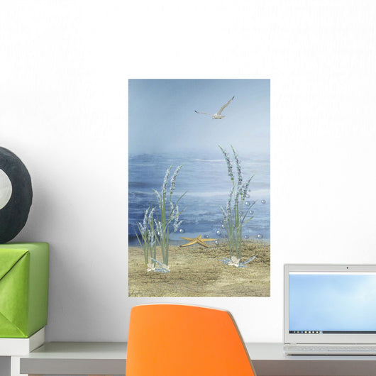 Starfish Seashore Wall Mural