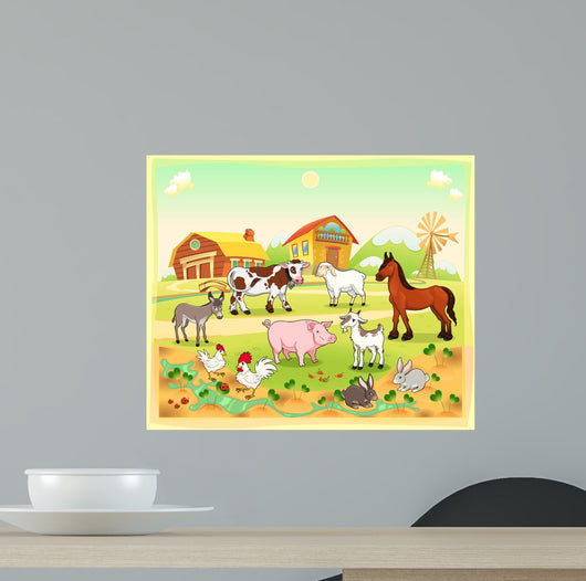 Farm Animals with Vector