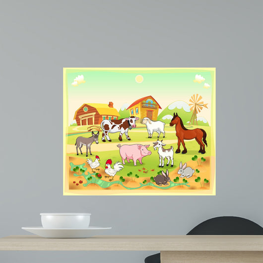 Farm Animals with Vector