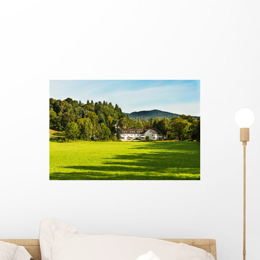 Alone Farmhouse Meadow Forrest