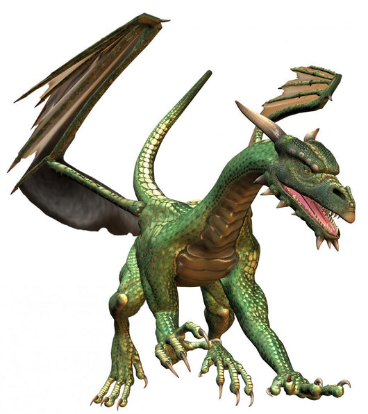 Green Fantasy Dragon