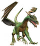 Green Fantasy Dragon