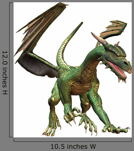Green Fantasy Dragon