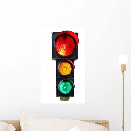 light green - orange - red Wall Decal