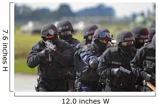 SWAT commando Wall Mural