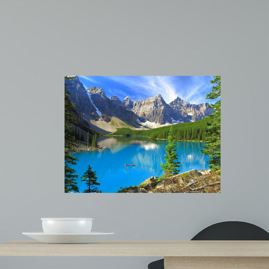 Vivid Hues Lake Moraine