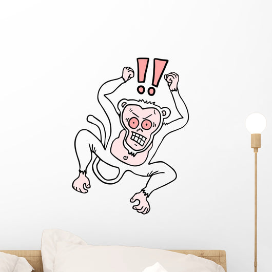 Rebel Monkey Wall Mural
