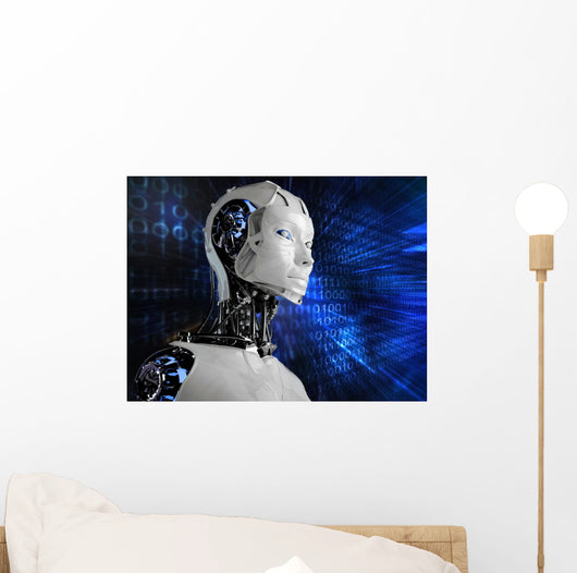 Technology with Robot Android