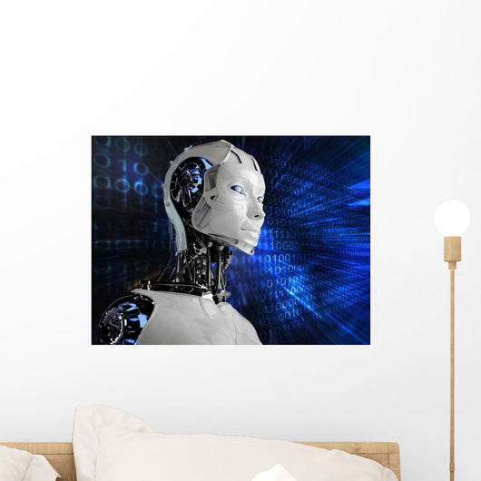 Technology with Robot Android