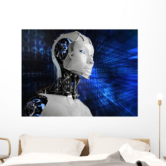 Technology with Robot Android