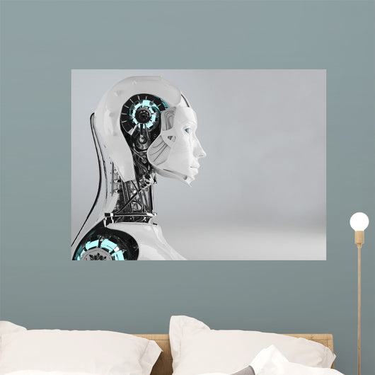 robot  android women Wall Mural