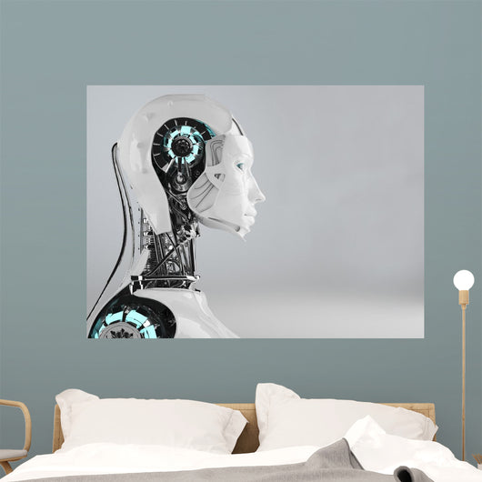 robot  android women Wall Mural