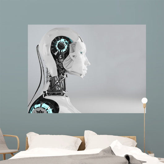 robot  android women Wall Mural
