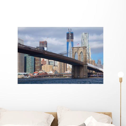 Brooklyn Bridge under Repair Wall Decal