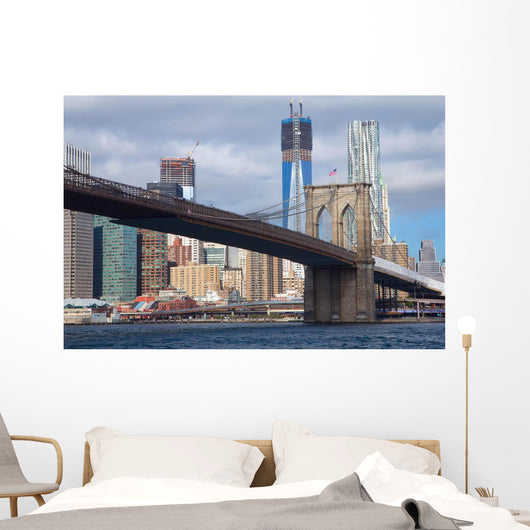 Brooklyn Bridge under Repair Wall Decal