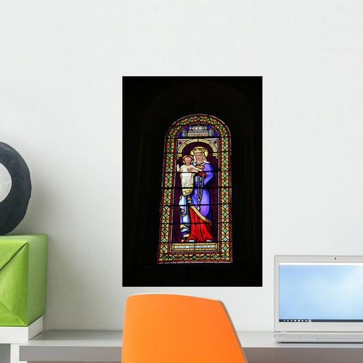 Virgin Mary Holding Baby