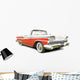 Vintage Red Caddy Wall Decal