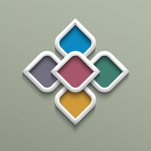 Color Pattern Arabic Style Wall Mural