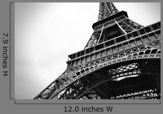 Eiffel Tower Black and