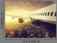 Airplane over Big City