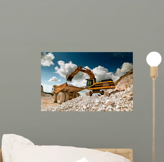 Excavator Bulldozer Quarry