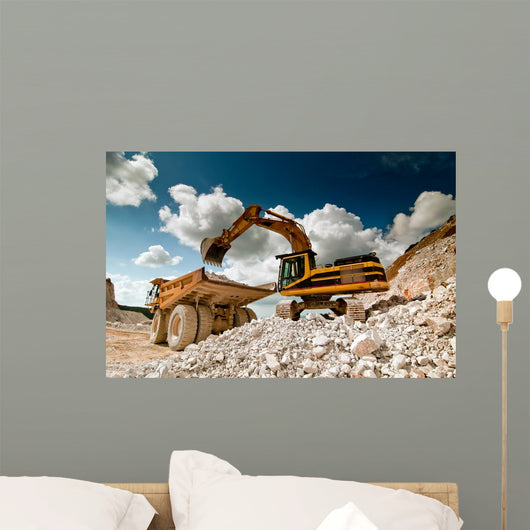 Excavator Bulldozer Quarry