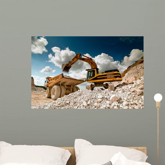 Excavator Bulldozer Quarry