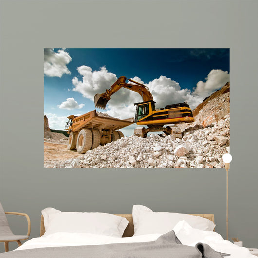 Excavator Bulldozer Quarry