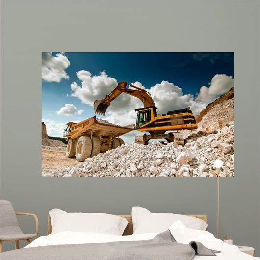 Excavator Bulldozer Quarry